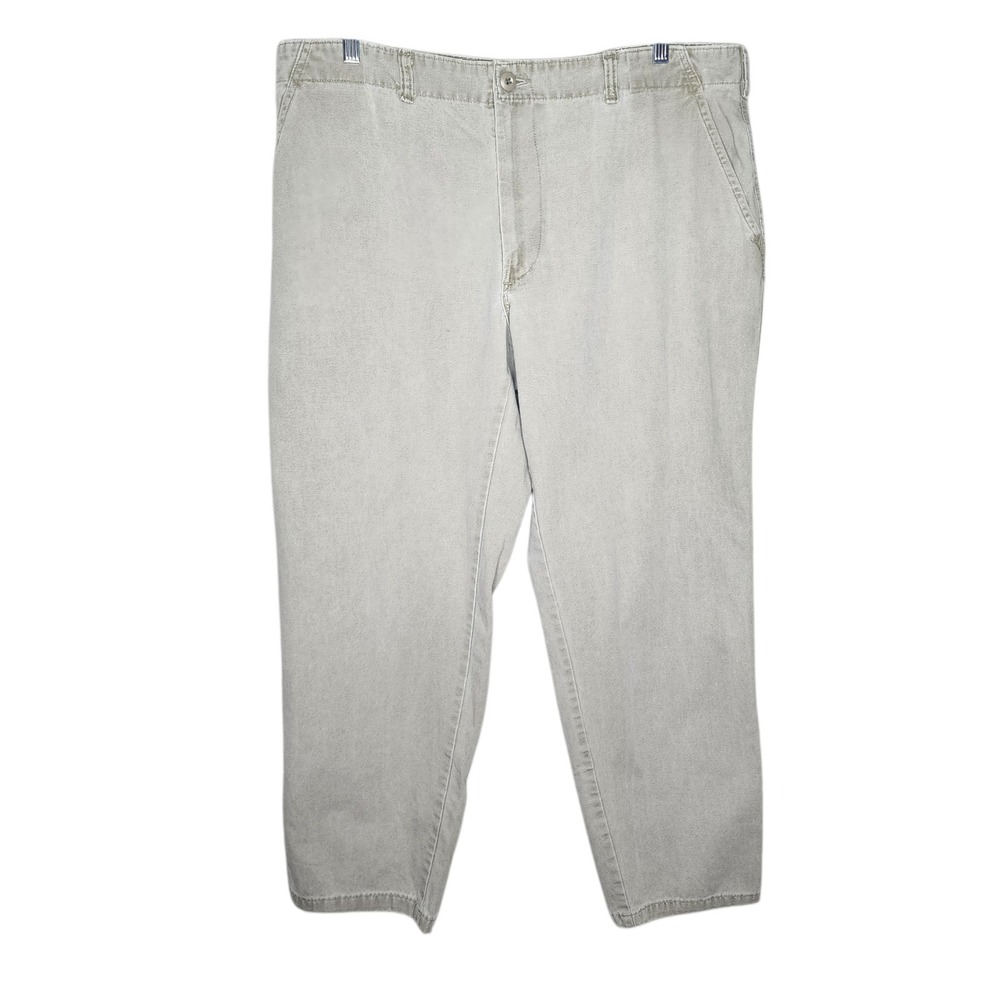 Vntg Rattlers Brand Mens Khakis Hunting Pants Made in USA‎ Adjustable Waist XL